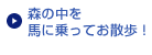 森の中を馬に乗ってお散歩！